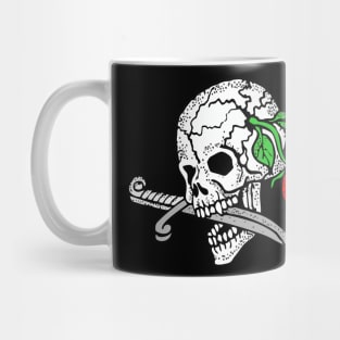 Skull and rose Mug